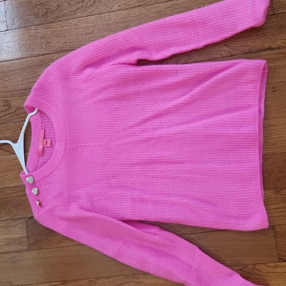 Lilly Pulitzer Sweater bright pink size XS - Picture 1 of 4